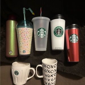 Starbucks Colorful Tumbler and Mug Collection